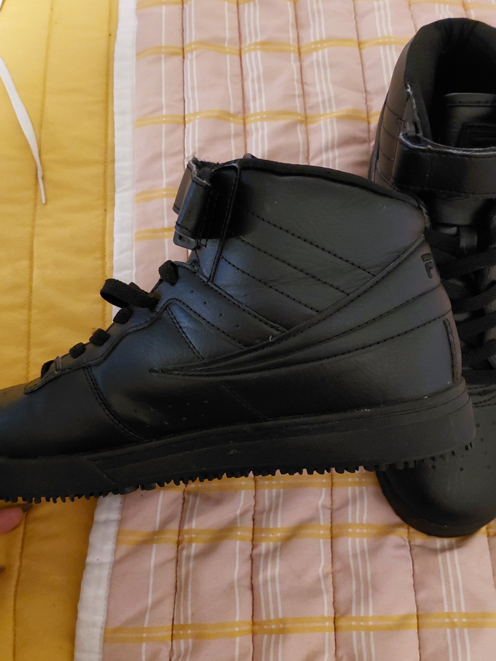 Fila Black High-Top Women's Sneakers